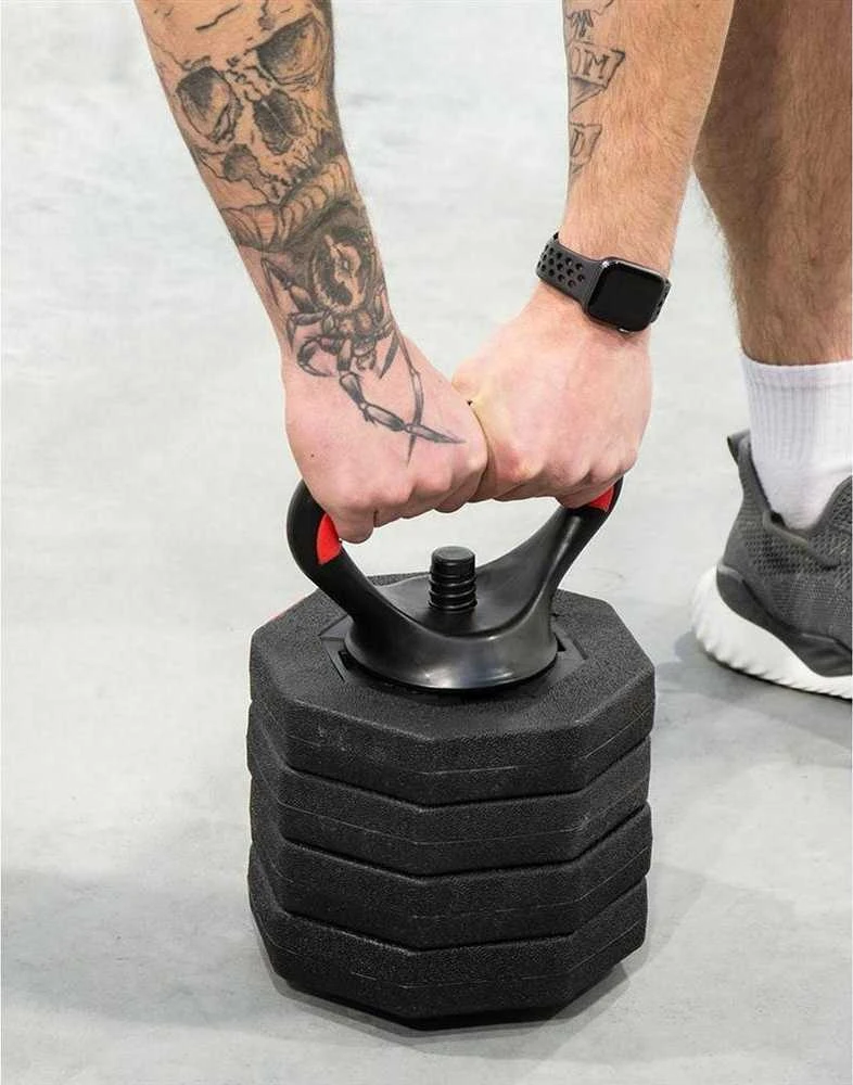 Keičiamo svorio hantelis EB Fit 2in1, 10kg