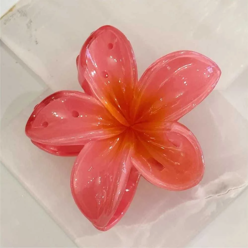 Eu Sandelis Blizgus plaukų segtukas gėlė 7,5 x 8 cm SP287