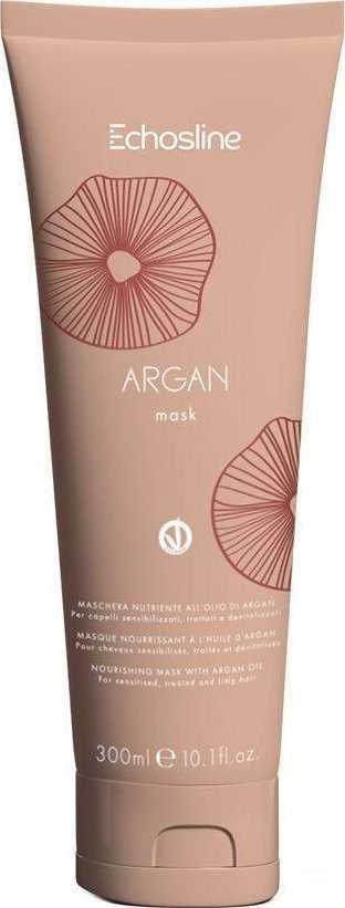 ECHOSLINE Argan Mask maitinanti kaukė plaukams su argano aliejumi, 300 ml