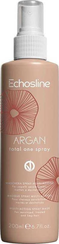 Echosline Argan Total One Multi-Action Purškiklis Mask nenuplaunama daugiafunkcė purškiama kaukė plaukams, 200 ml
