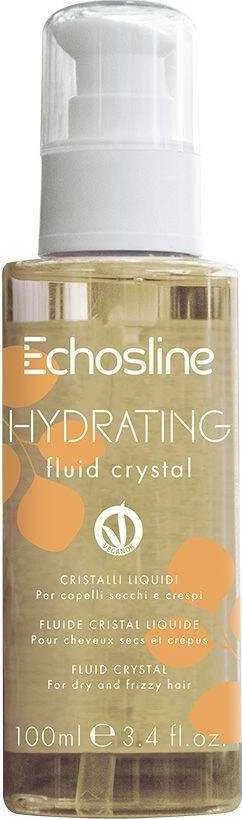 ECHOSLINE Hydrating Fluid Crystal drėkinantis fluidas sausiems plaukams, 100 ml