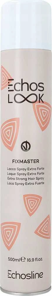 ECHOSLINE Echos LOOK Fixmaster Extra Strong Purškiklis itin stiprios fiksacijos plaukų lakas, 500 ml