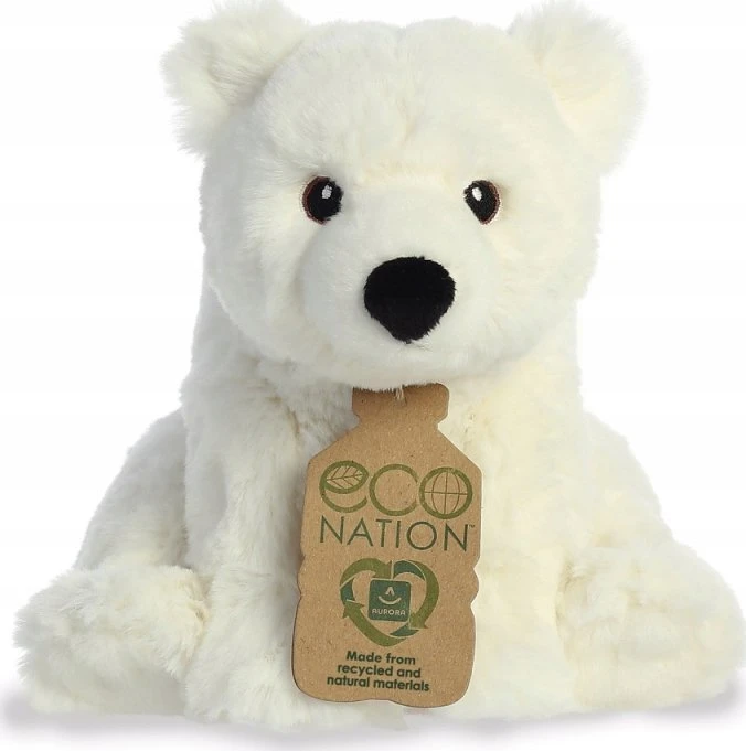 AURORA ECO NATION Baltasis lokys, 24 cm