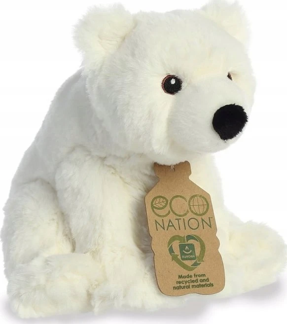 AURORA ECO NATION Baltasis lokys, 24 cm