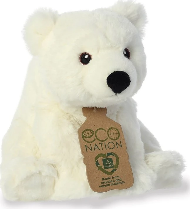 AURORA ECO NATION Baltasis lokys, 24 cm