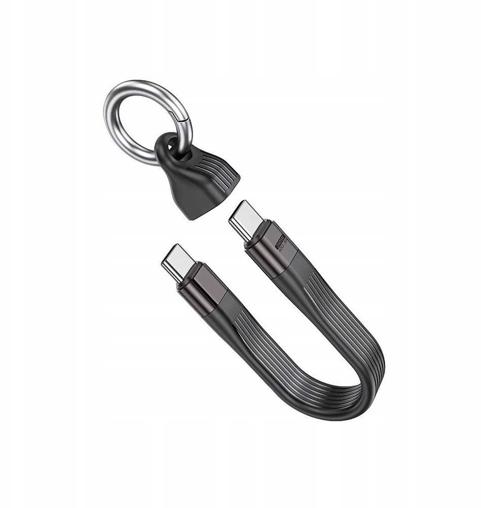 „EcoBox USB-C“ – USB-C laidas, 0,13 m, juodas (36081)