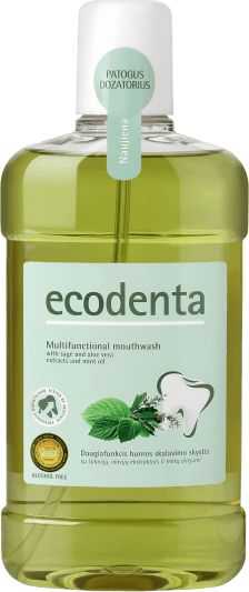 Ecodenta Mouthwash Daugiafunkcinis burnos skalavimo skystis 500ml