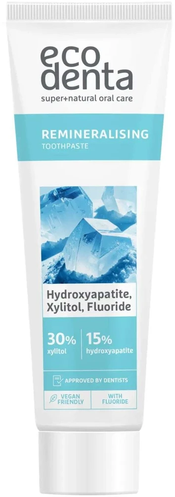 Ecodenta , Remineralising, Anti-Caries & Anti-Plaque, Dantų pasta, 100 ml Unisex