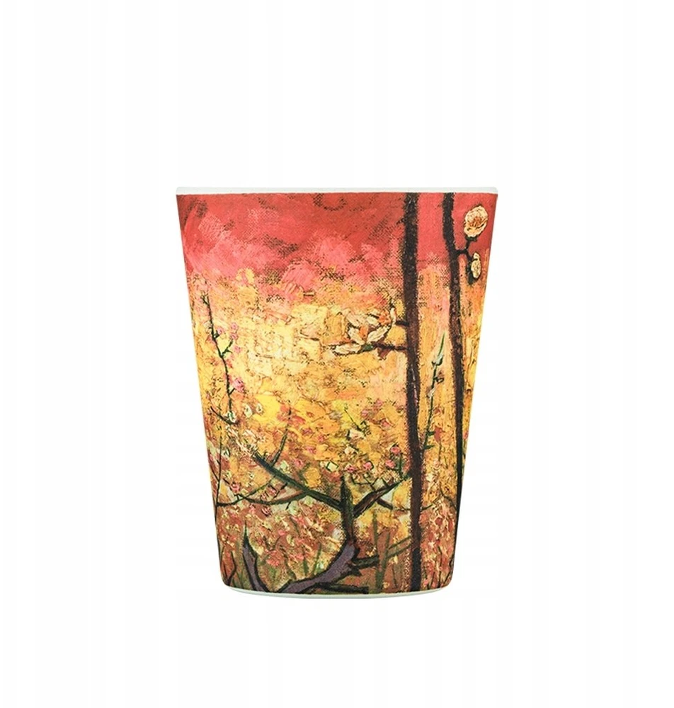 Ecoffee Cup Ecocoffee puodelis Eco* Cup Van Gogh Museum 350ml - Žydinčios slyvos