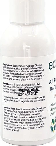 ECOGENIC Ecogenic* Universalus paviršių valiklis, oranžinis, 100 ml