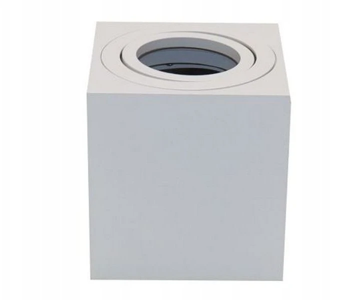 Ecolight Halogeninė šviestuvo apdaila GU10 Viršutinė Kvadratinė Balta OHN-2B