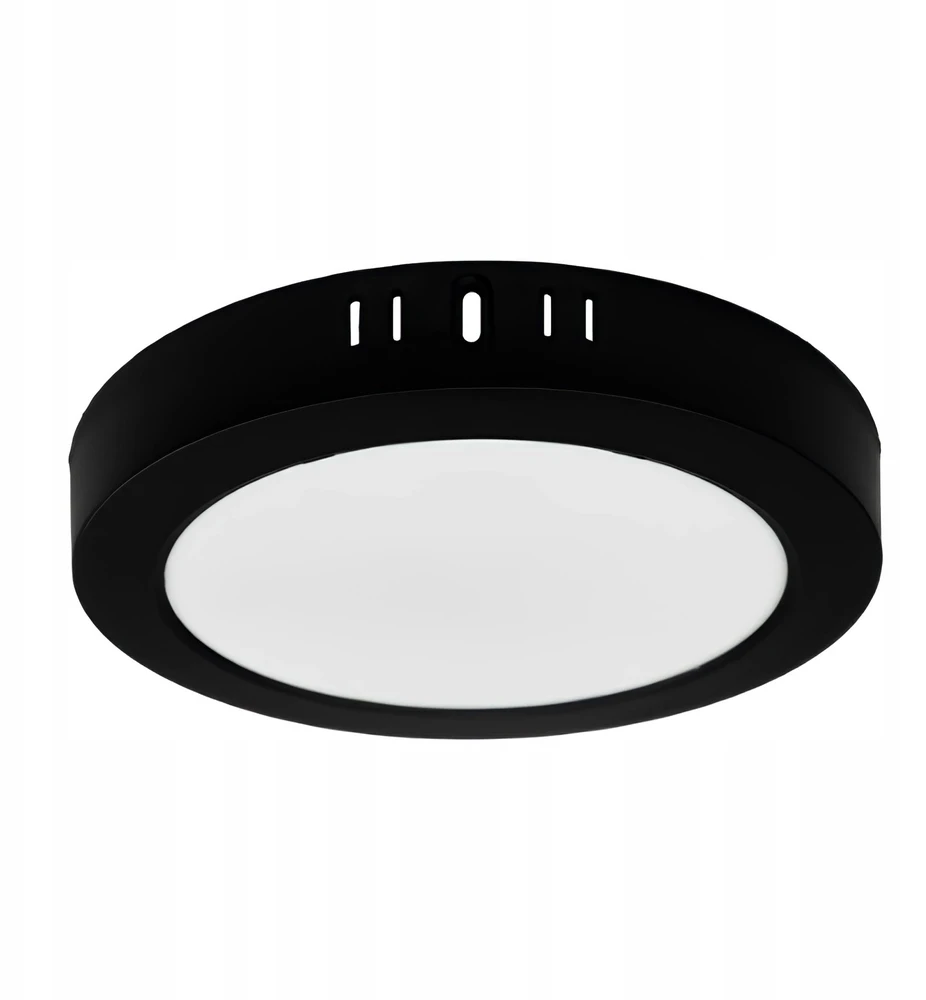 Ecolight Įleidžiamas šviestuvas N/T apvalus 18W 1980lm 4000K IP20 juodas DL-1 EC20473