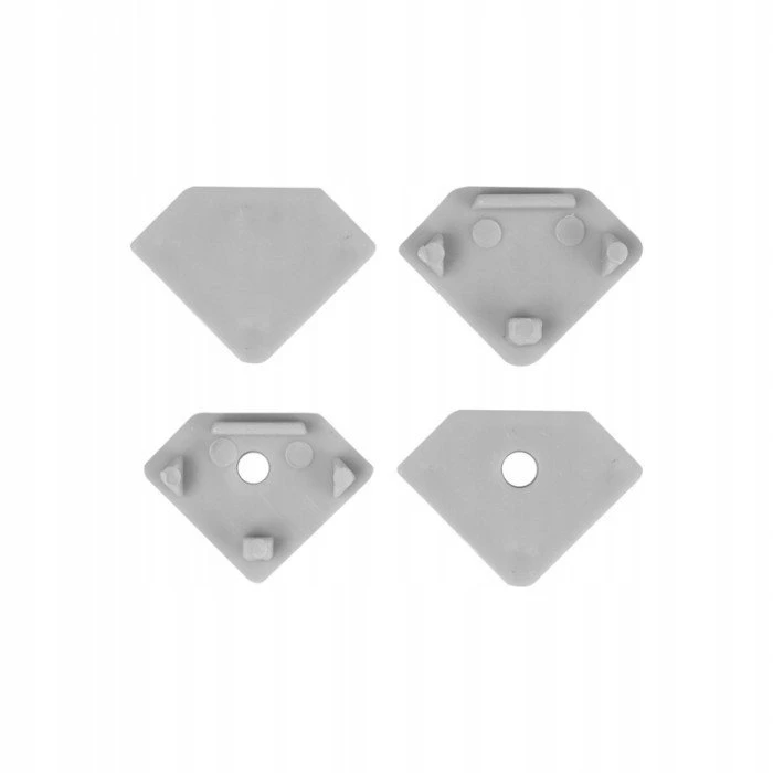 LED juosta Ecolight Profil Led R02 kampinis Eco* Light EC20621 2m aliuminis anoduotas + matinis gaubtas