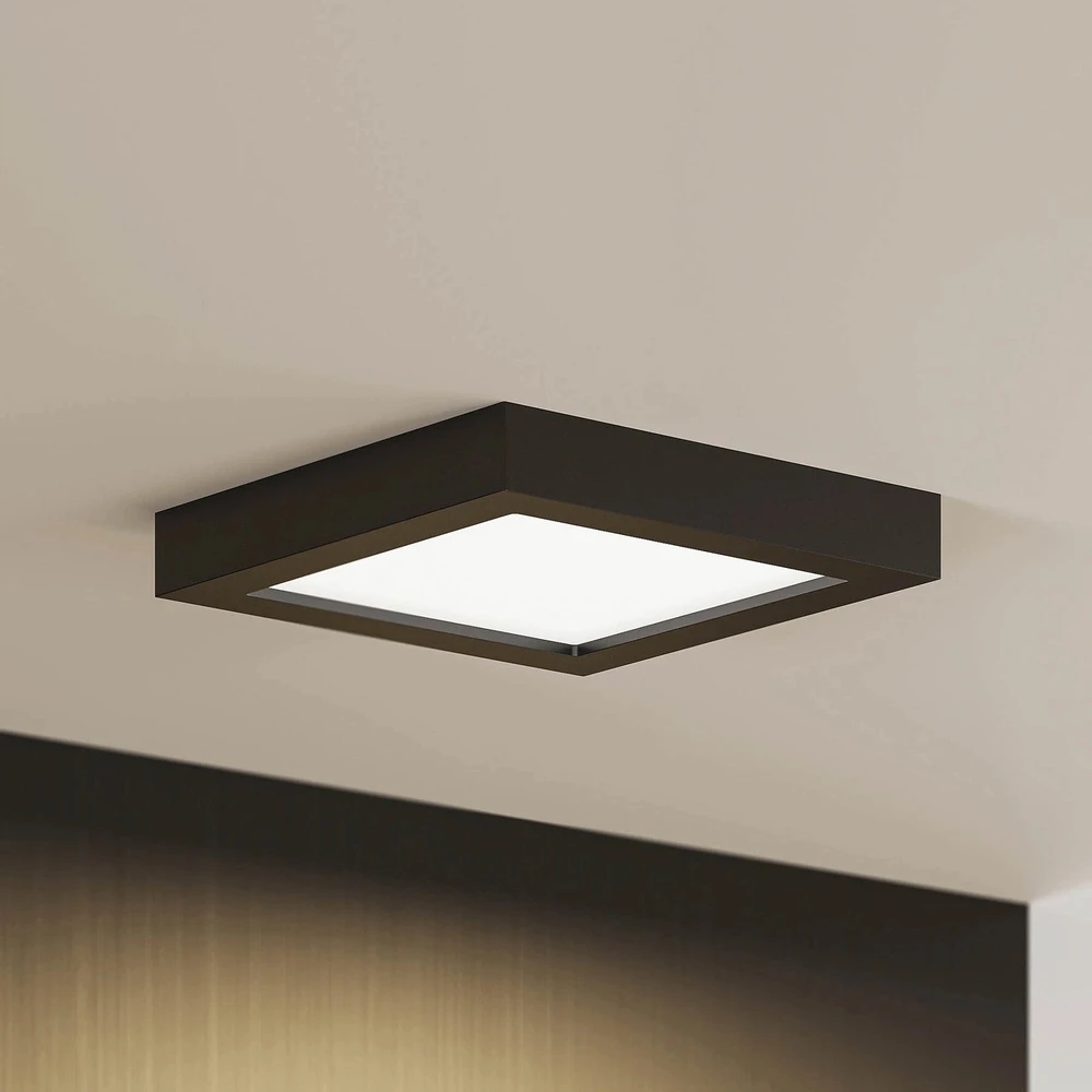 Ecolight Prožektorius įleidžiamas N/T kvadratinis 18W 1980lm 4000K juodas IP20 DL-1 EC20477