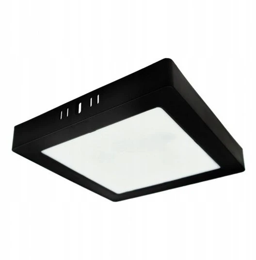 Ecolight Prožektorius įleidžiamas N/T kvadratinis 18W 1980lm 4000K juodas IP20 DL-1 EC20477