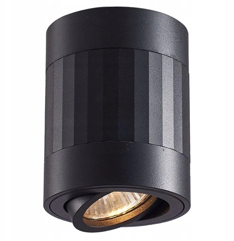 Ecolight Halogeninė šviestuvo apdaila GU10 Viršutinė Juoda Vienvietė OHN-5C