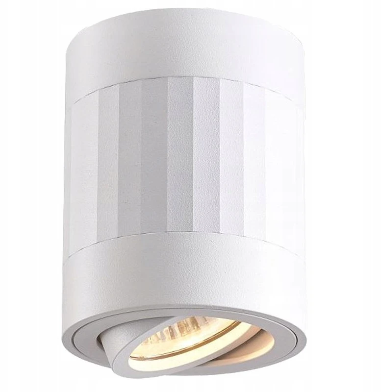 Ecolight Halogeninė šviestuvo armavimo GU10 viršutinė balta vienvietė OHN-5B