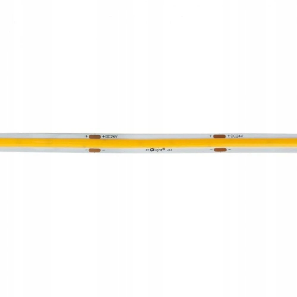LED juosta Ecolight LED juosta COB 480 9W/m 3000K 990lm/m 24V IP20 50m