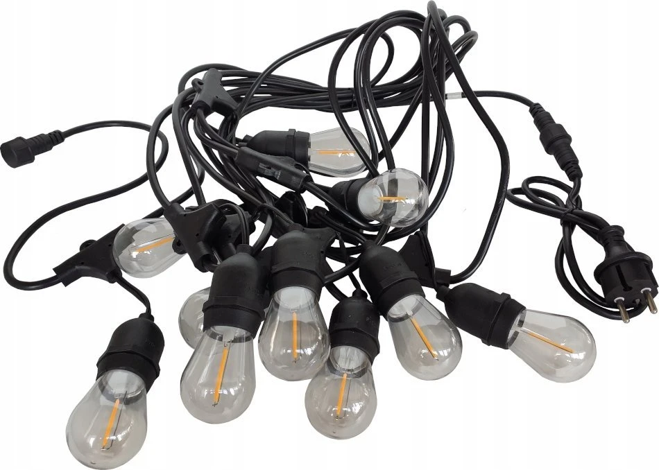 ECOLIGHT2 Eco Light* EC20087 sodo girlianda 1W LED 10M+ 10XG45 E27 2700K