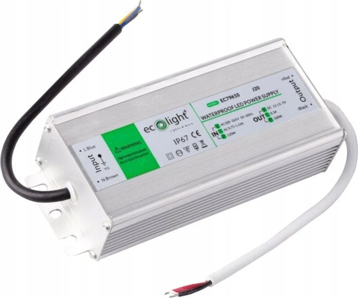 ECOLIGHT2 Eco Light* EC79610 hermetiškas LED maitinimo šaltinis 100 W, baltas
