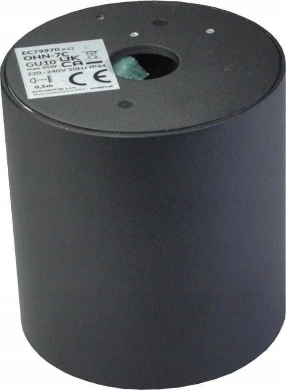 ECOLIGHT2 Eco Light lubinis šviestuvas EC79970 taškinis lubų šviestuvas 1x35W GU10 juodas