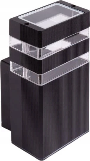 ECOLIGHT2 Eco Light sieninis šviestuvas OE-2C EC79027 lauko sieninis šviestuvas sodo sieninis šviestuvas IP54 1X35W GU10 230V juodas