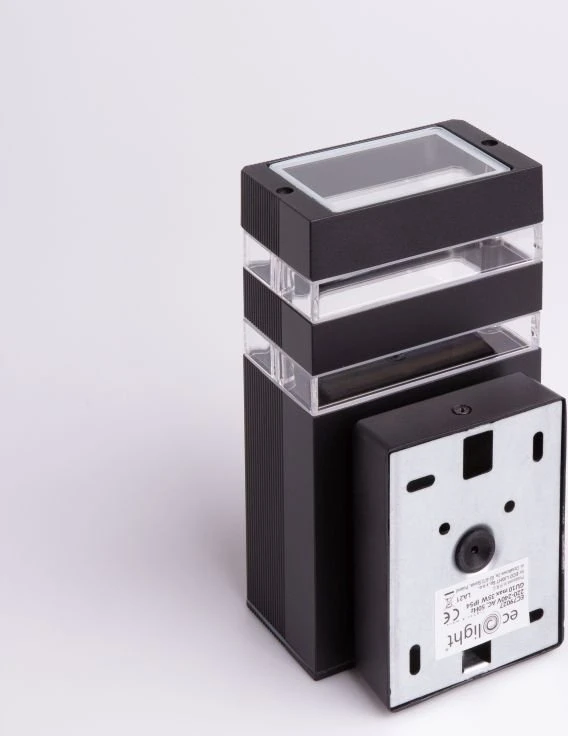 ECOLIGHT2 Eco Light sieninis šviestuvas OE-2C EC79027 lauko sieninis šviestuvas sodo sieninis šviestuvas IP54 1X35W GU10 230V juodas