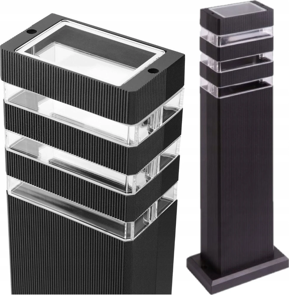 ECOLIGHT2 Eco Light* SO-40 EC79419 lauko sodo stulpas 1x35W GU10 IP44 230V juodas