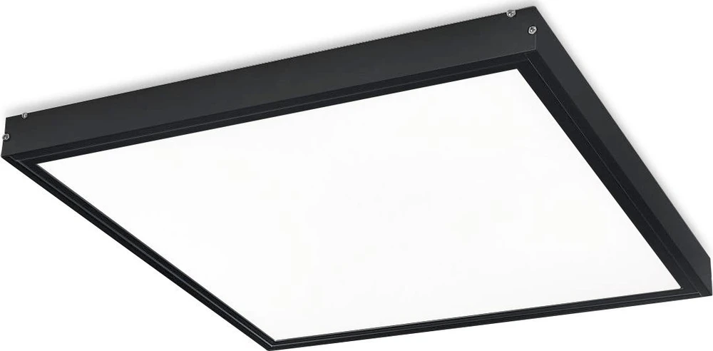 ECOLIGHT2 Antstatas Eco* Light EC79574 LED plokštėms 60x60 cm aliuminis juodas
