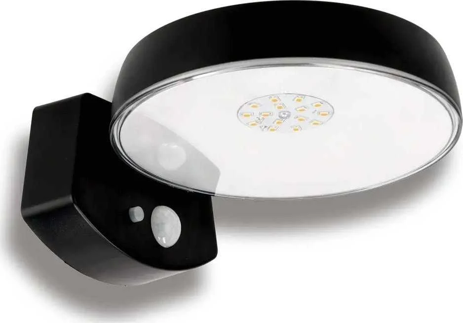 ECOLIGHT2 sieninis šviestuvas Saulės lempa Ecolight SOE-4 EC20118 lauko sieninis šviestuvas sieninis šviestuvas 1x1.2W LED 4000K juoda