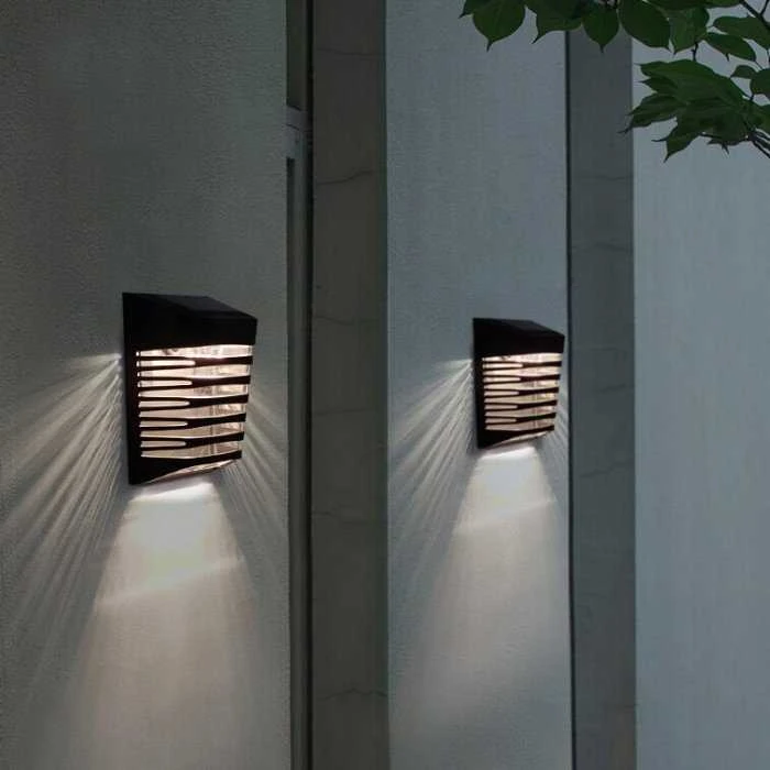 ECOLIGHT2 sieninis šviestuvas Saulės lempa Ecolight SOE-2 EC20116 lauko sieninis šviestuvas sieninis šviestuvas 1x0,25W LED 4000K juoda