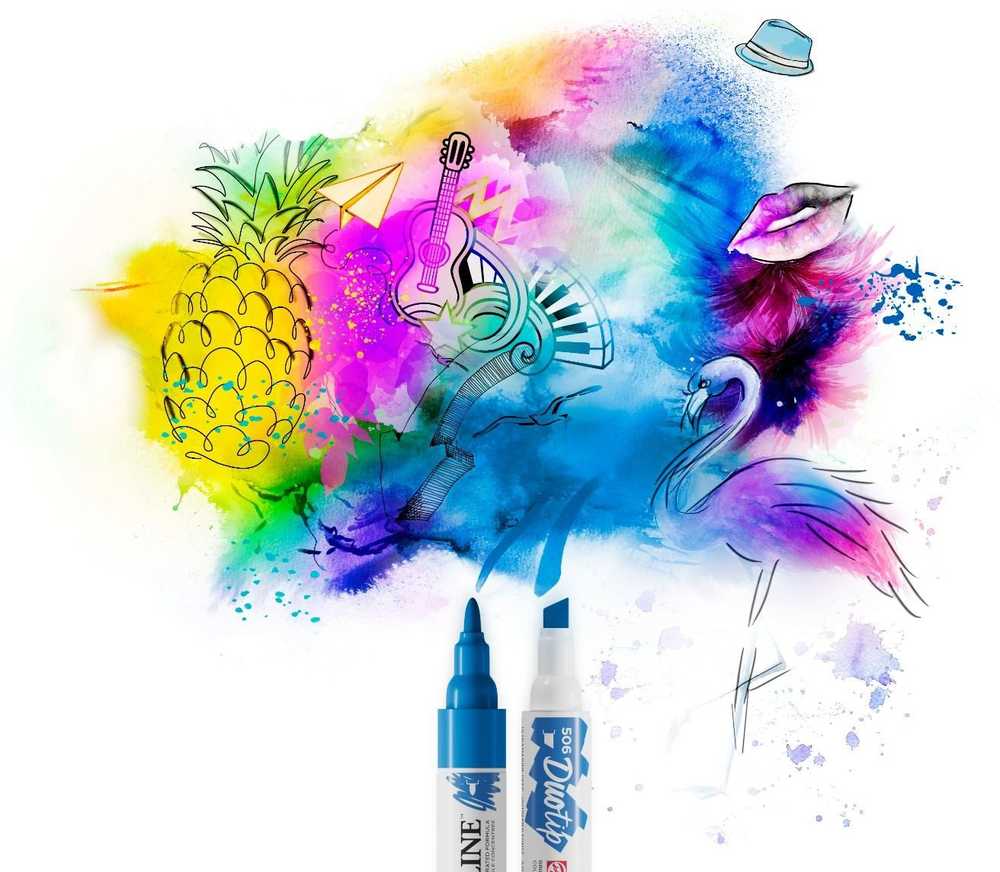 EcoLine „Ecoline Duotip“ žymeklių rinkinys Botanic* | 6 spalvų