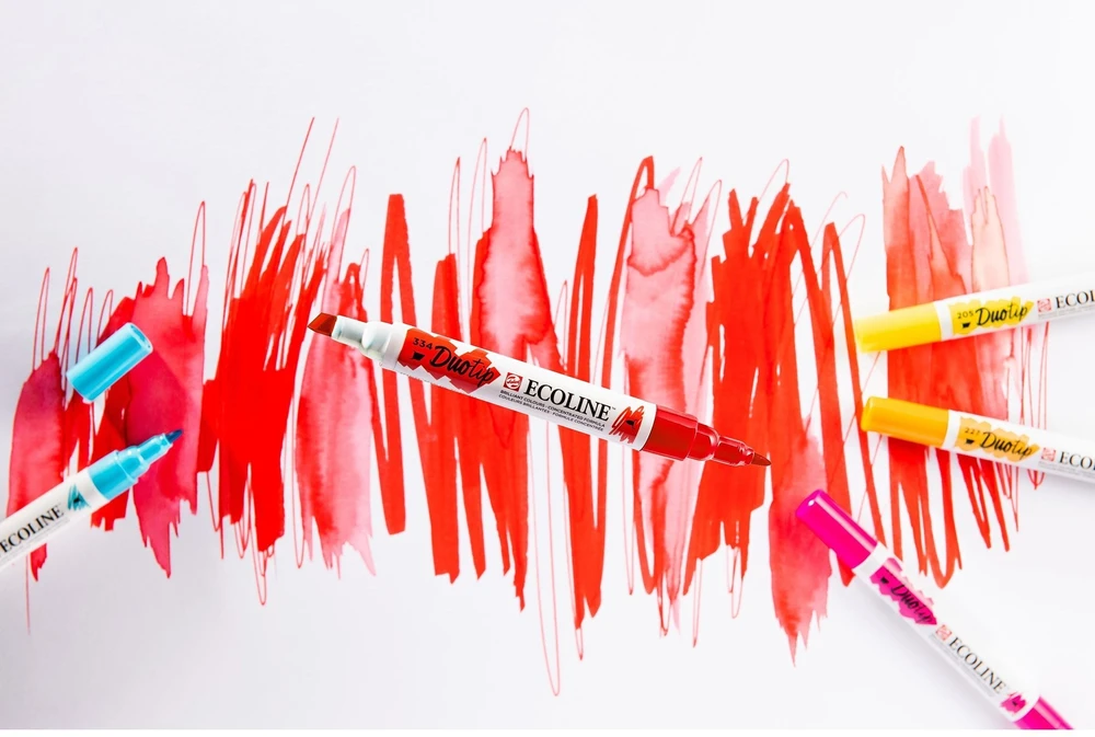 EcoLine Ecoline Duotip žymeklių rinkinys Basic | 12 spalvų