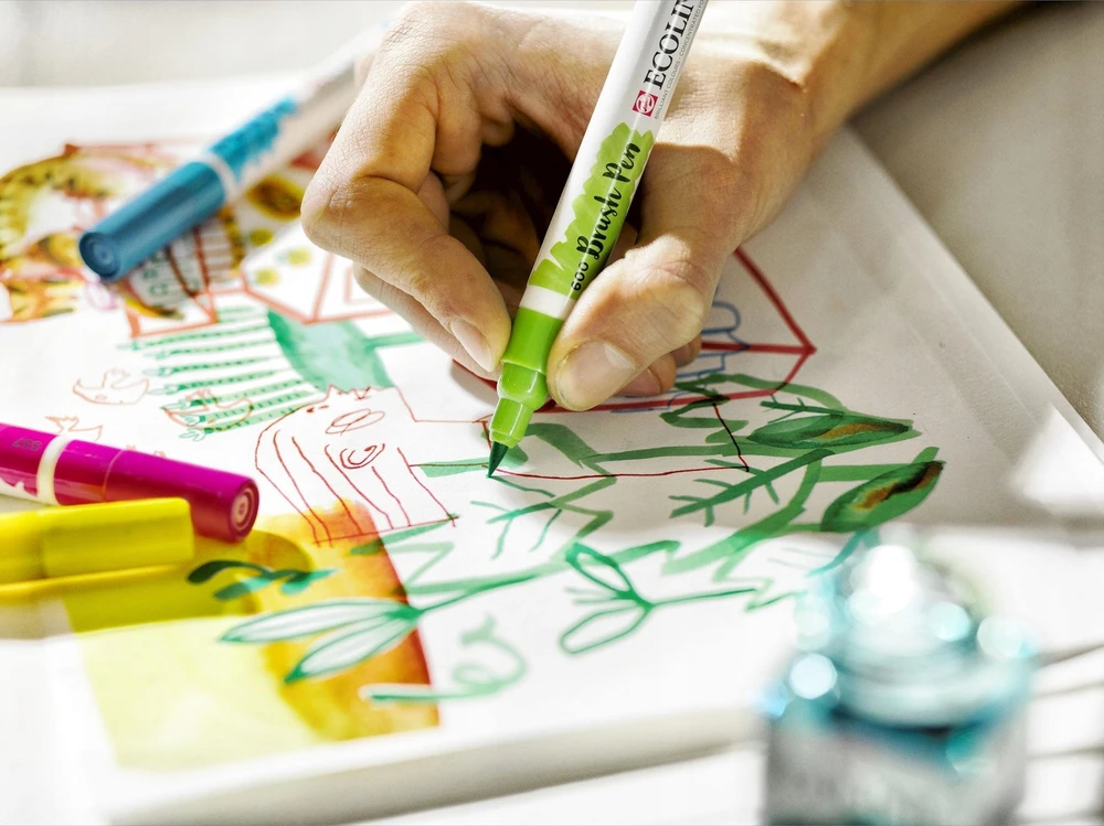 EcoLine Ecoline Pen set | 15 colours