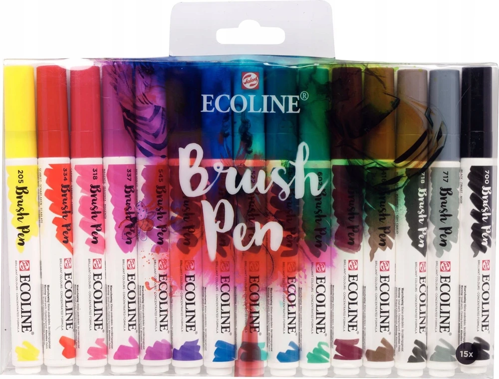 EcoLine Ecoline Pen set | 15 colours