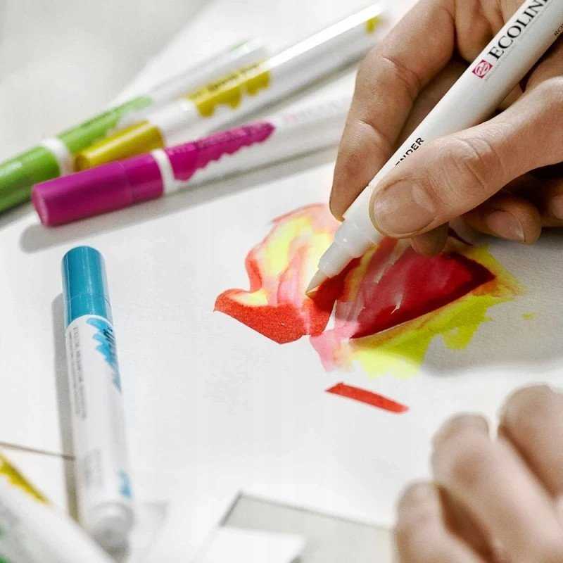 EcoLine Ecoline rašiklių rinkinys Bright | 10 spalvų