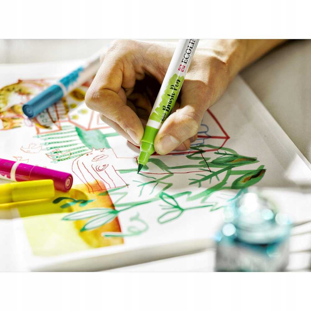 EcoLine Ecoline rašiklių rinkinys Bright | 10 spalvų