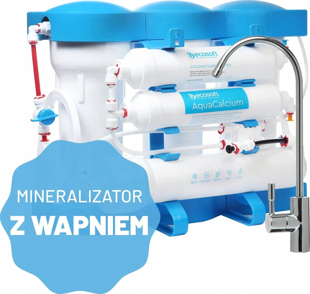 Vanduo treatment system RO Ecosoft AquaCalcium PRO. 6 steps