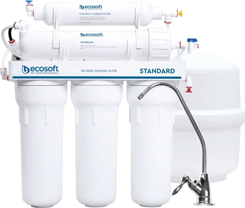 Geriamojo vandens valymo sistema Ecosoft Standard (5 pakopų)