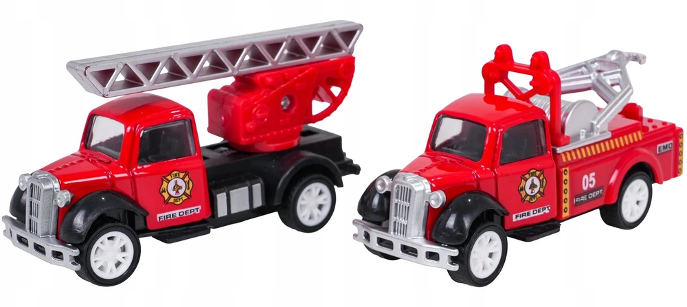 Ecotoys Ugniagesių garažo rinkinys + priedai ir figurėlės