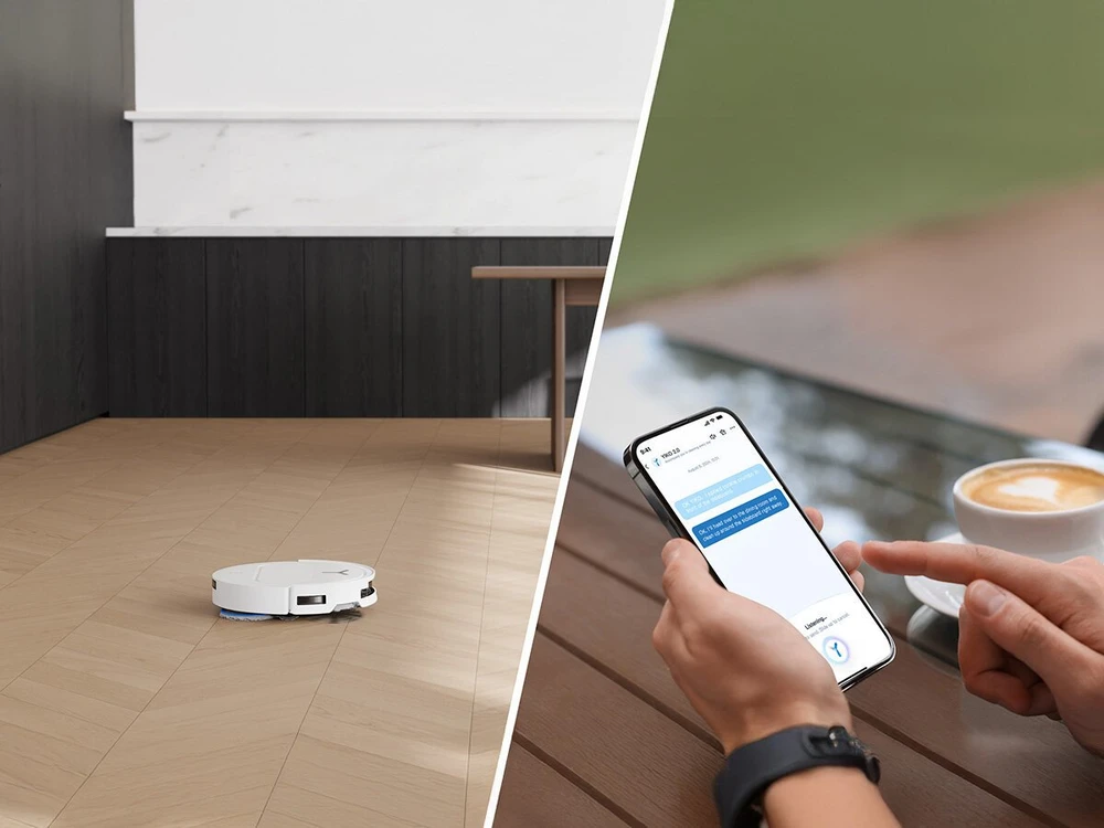 Dulkių siurblys - robotas Ecovacs Deebot T50 Pro Omni, Baltas