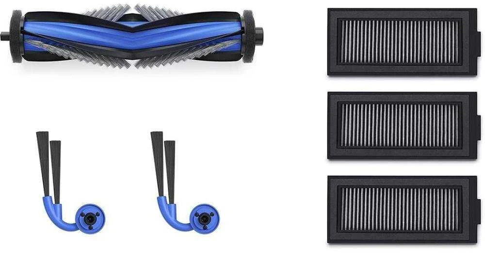 Ecovacs DKT060223 DEEBOT X11 techninės priežiūros rinkinys, antibakterinis filtras x3, apsaugantis nuo susivėlimo šonuose x2, apsaugantis nuo susivėlimo pagrindinis x1