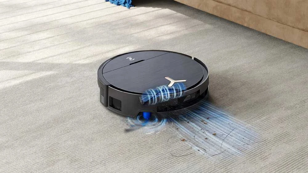 Dulkių siurblys - robotas Ecovacs Deebot X9 Pro OMNI, Juodos spalvos