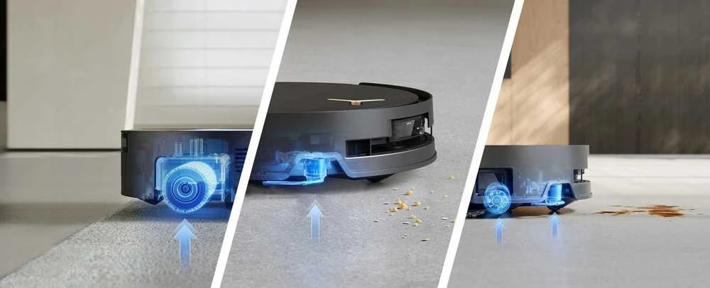 Dulkių siurblys - robotas Ecovacs Deebot X9 Pro OMNI, Juodos spalvos
