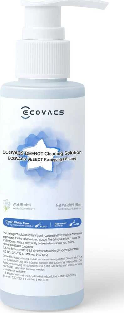 Ecovacs valymo skystis dulkių siurbliams robotams, 110 ml