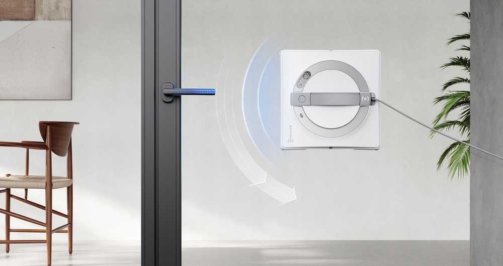 Langų valymo robotas Ecovacs Winbot W2 PRO, Baltas