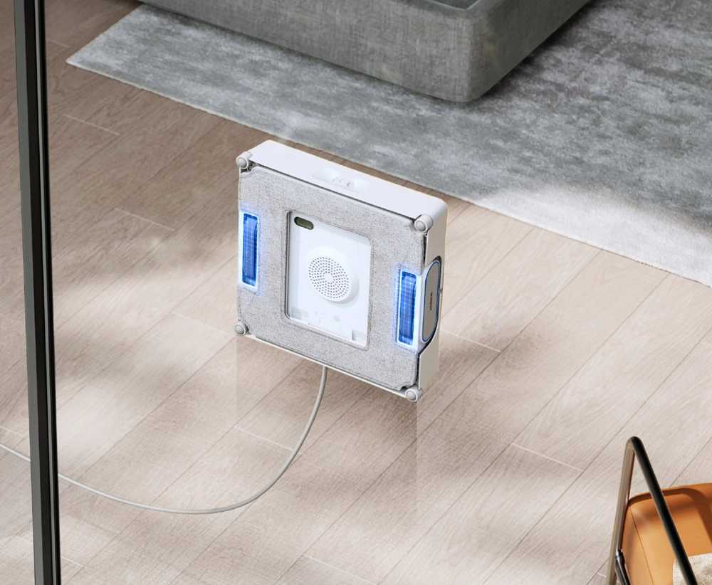 Langų valymo robotas Ecovacs Winbot W2 PRO, Baltas