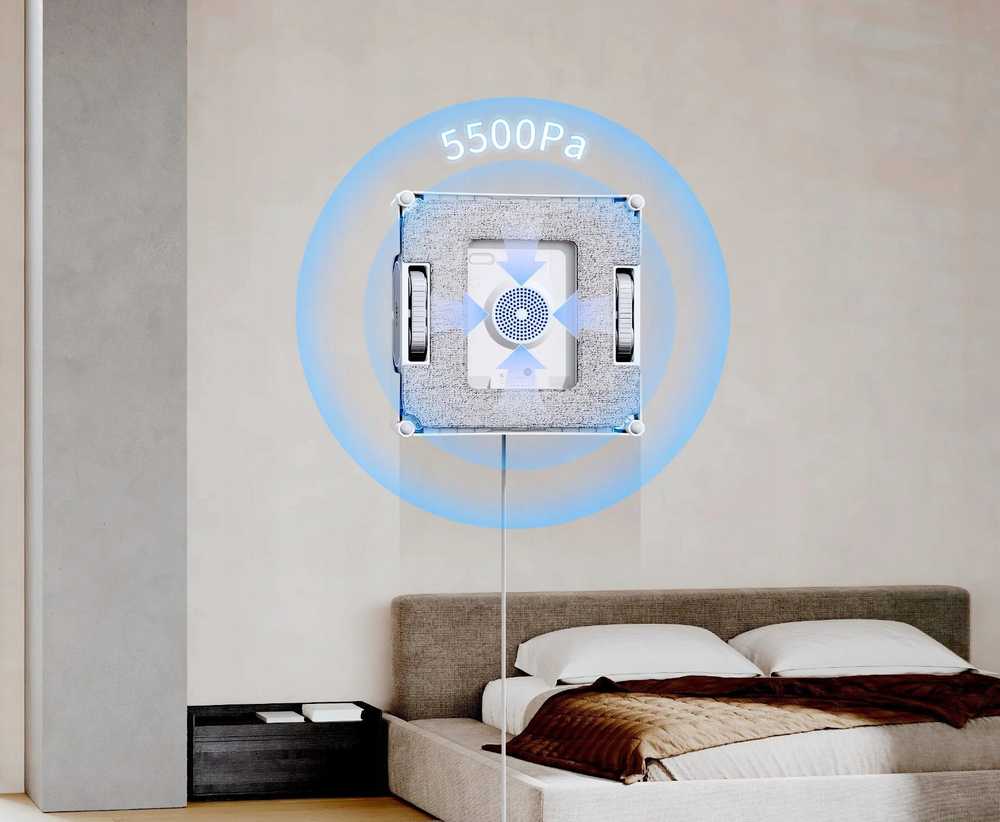 Langų valymo robotas Ecovacs Winbot W2 PRO, Baltas
