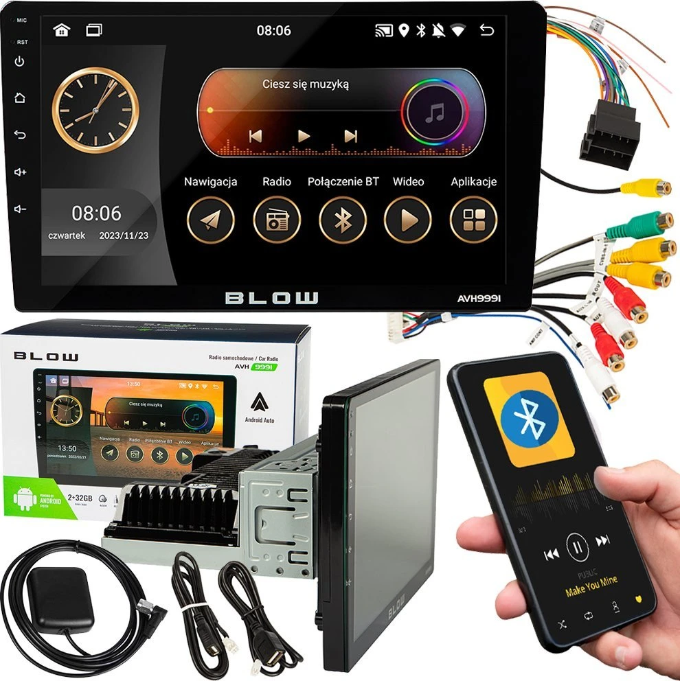 Automagnetola Radijas BLOW AVH-9991 1DIN