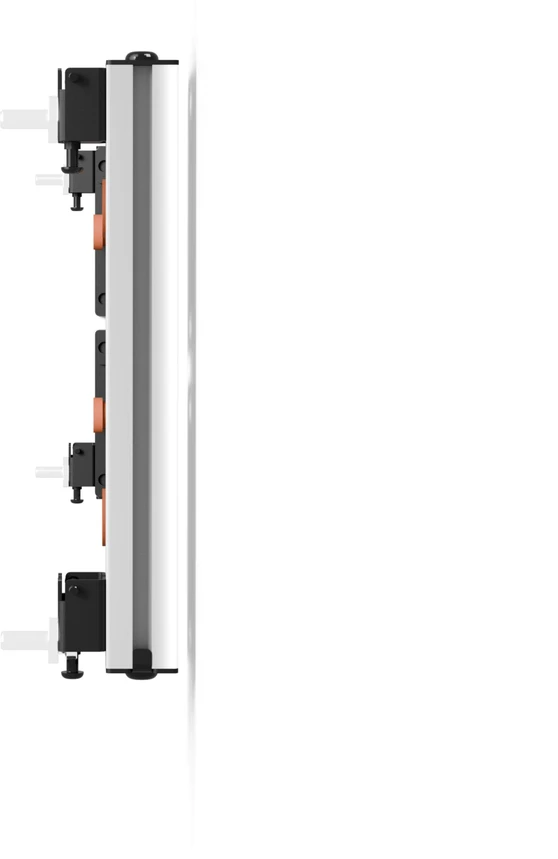 EDBAK ULS1250 Universa lLED System for 1 cabinet 250mm | Juodas